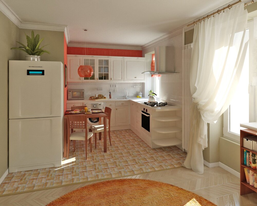 Kitchen redesign in a Khrushchyovka