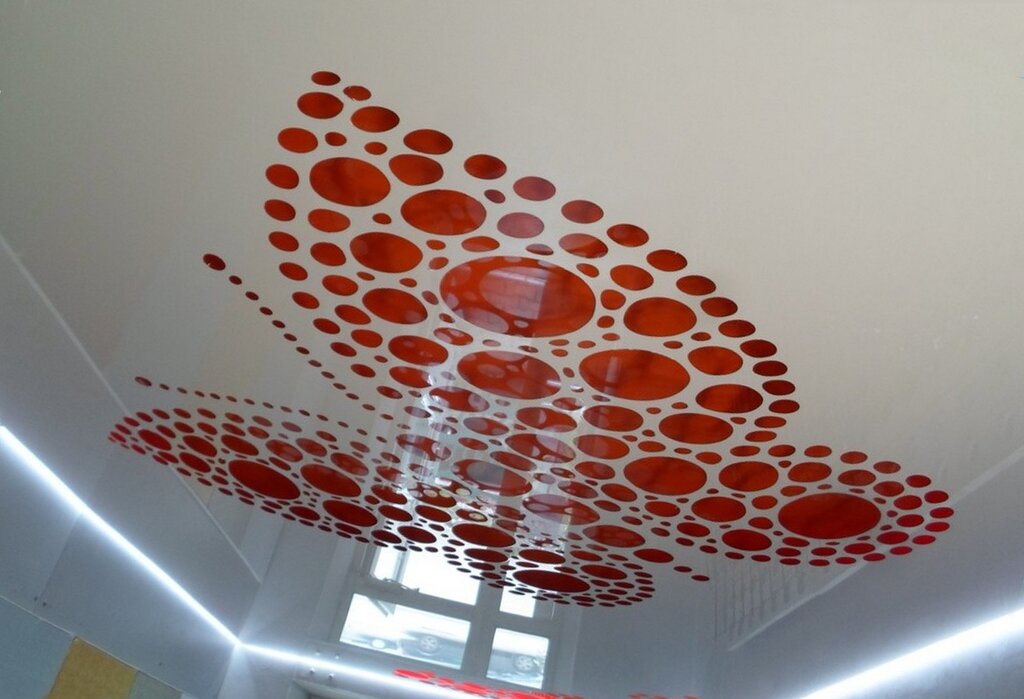 Perforated suspended ceiling