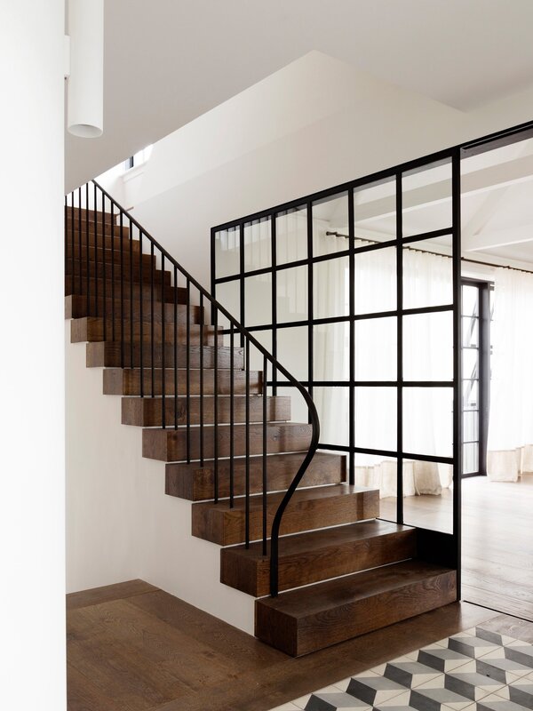 Railings for stairs in a private house