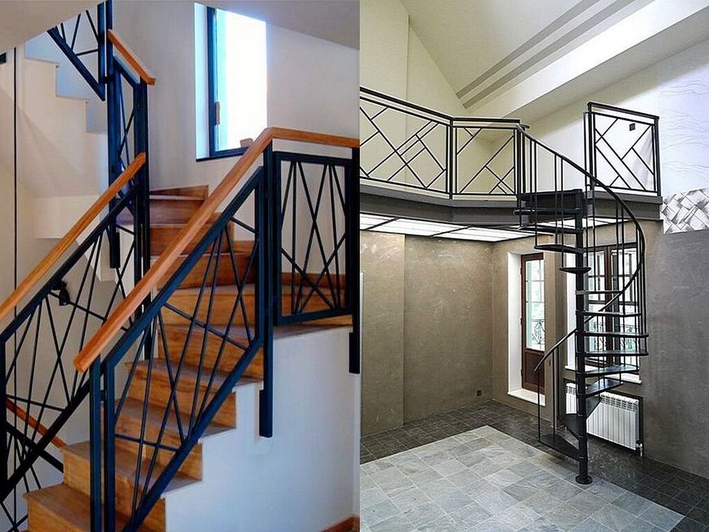 Loft-style railings