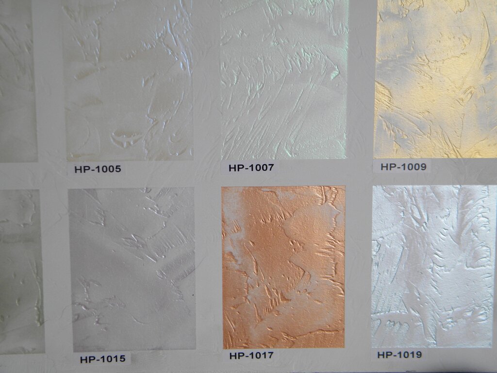 Mother-of-pearl paint for walls