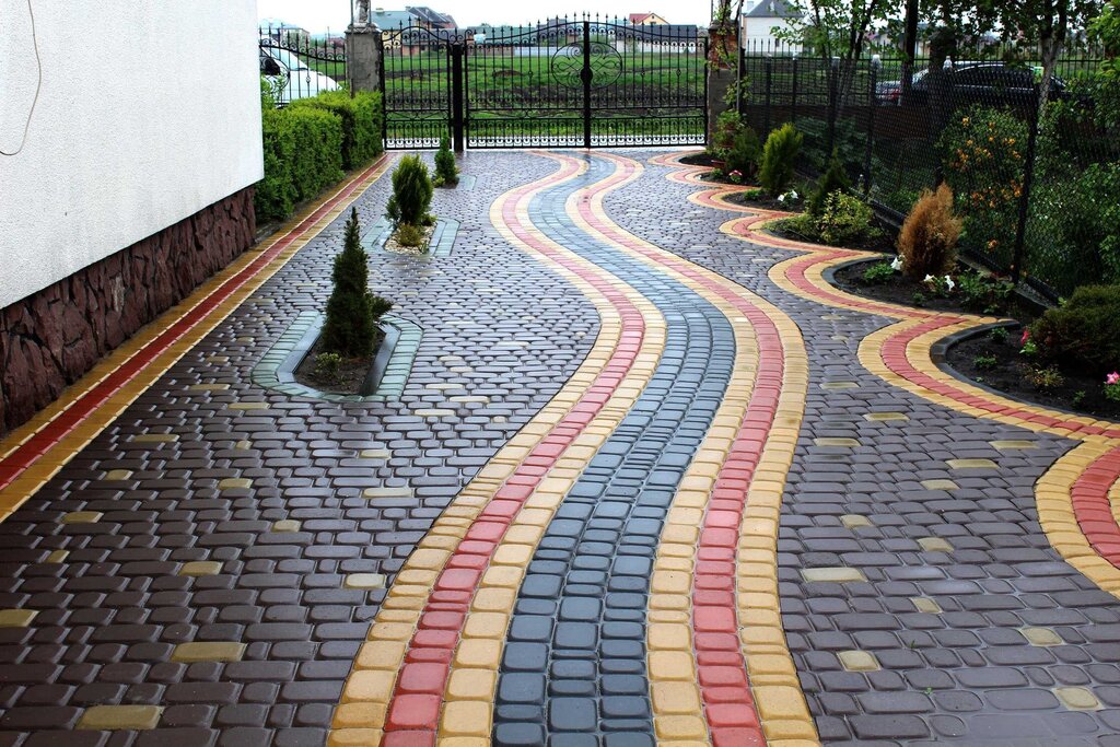 Plastic tiles for paths