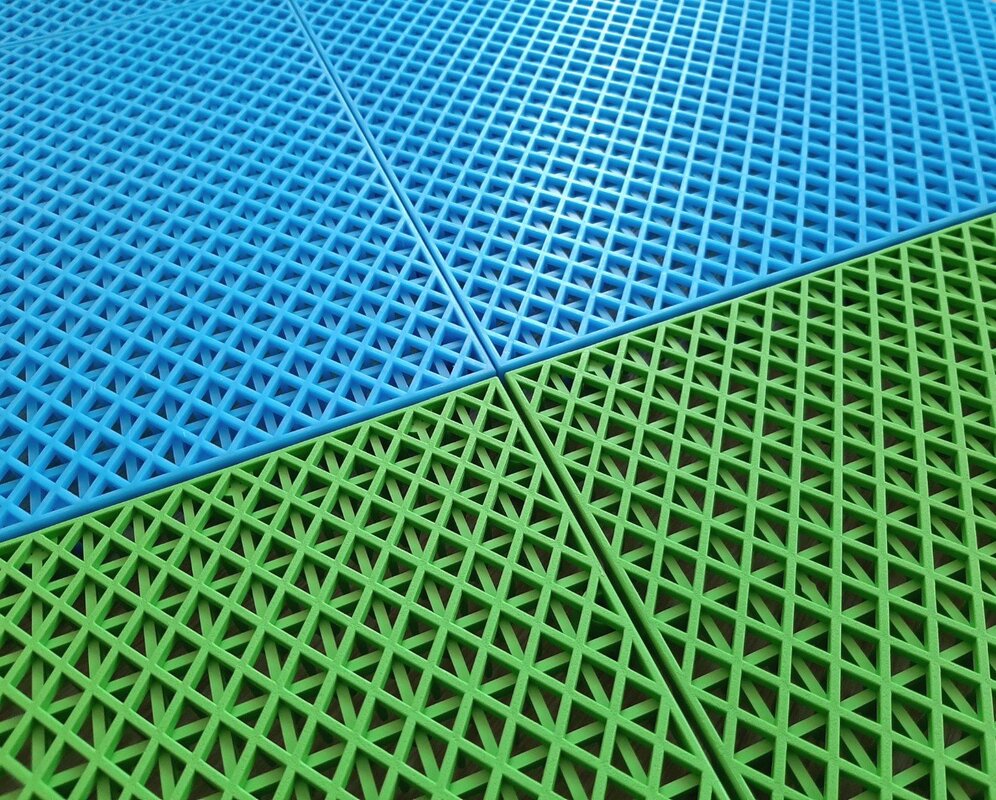 Plastic flooring