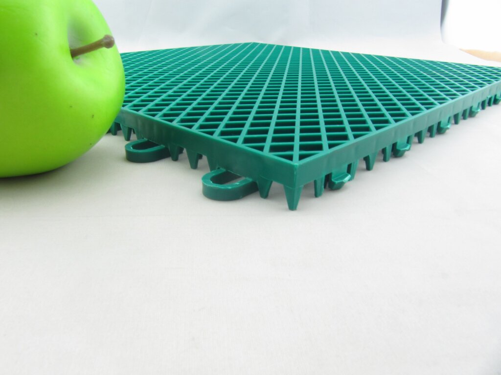 Plastic floor