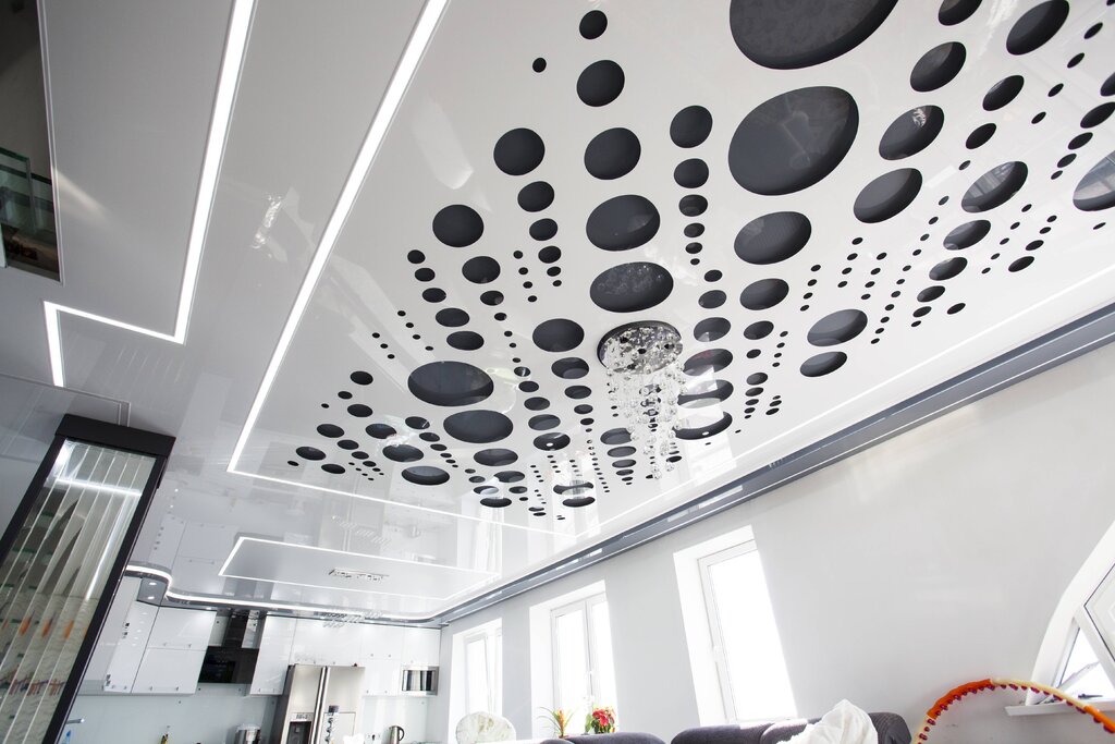 Stretch ceiling film