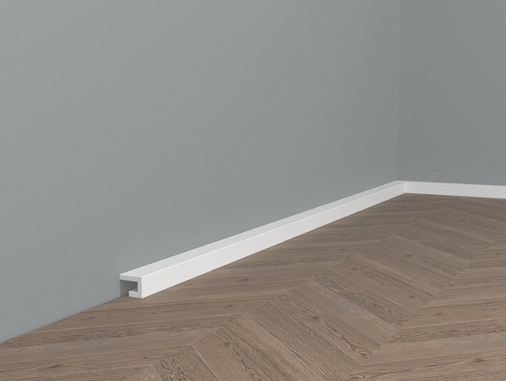 Baseboard for laminate flooring