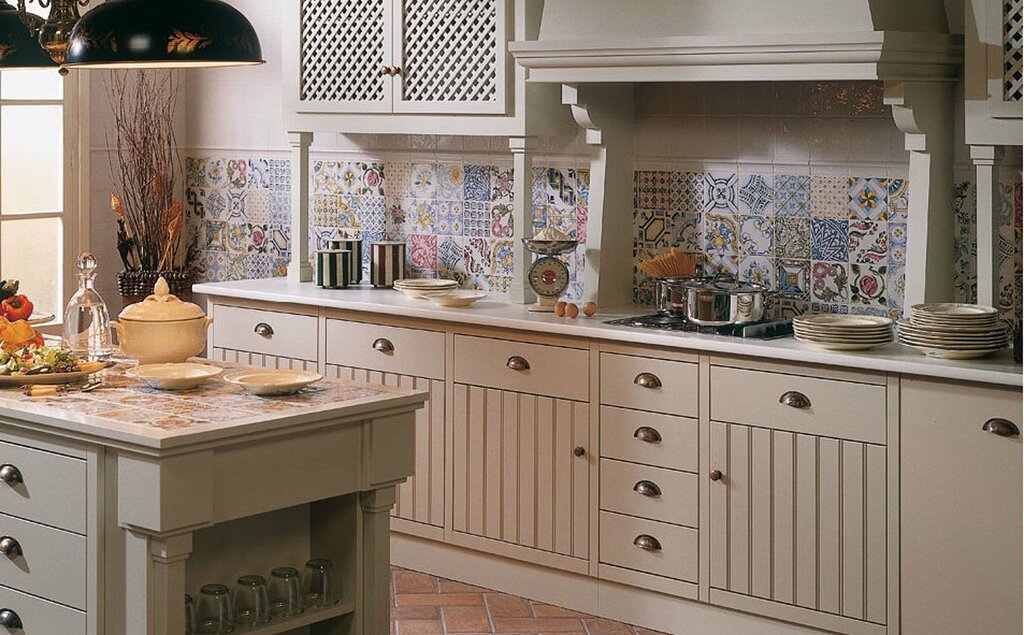 Provence kitchen tile