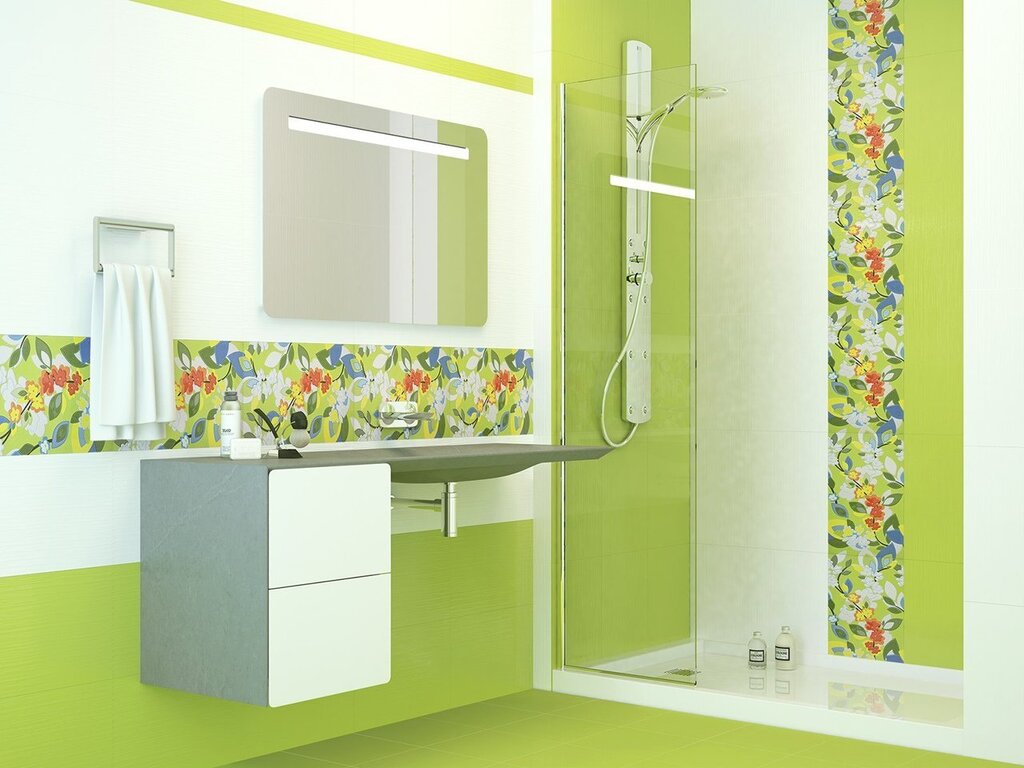 Tile for the bathroom Elara Verde