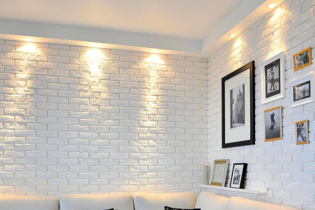 Brick imitation tiles for interior decoration