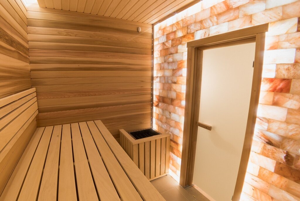 Himalayan salt tile for the sauna 45 фото