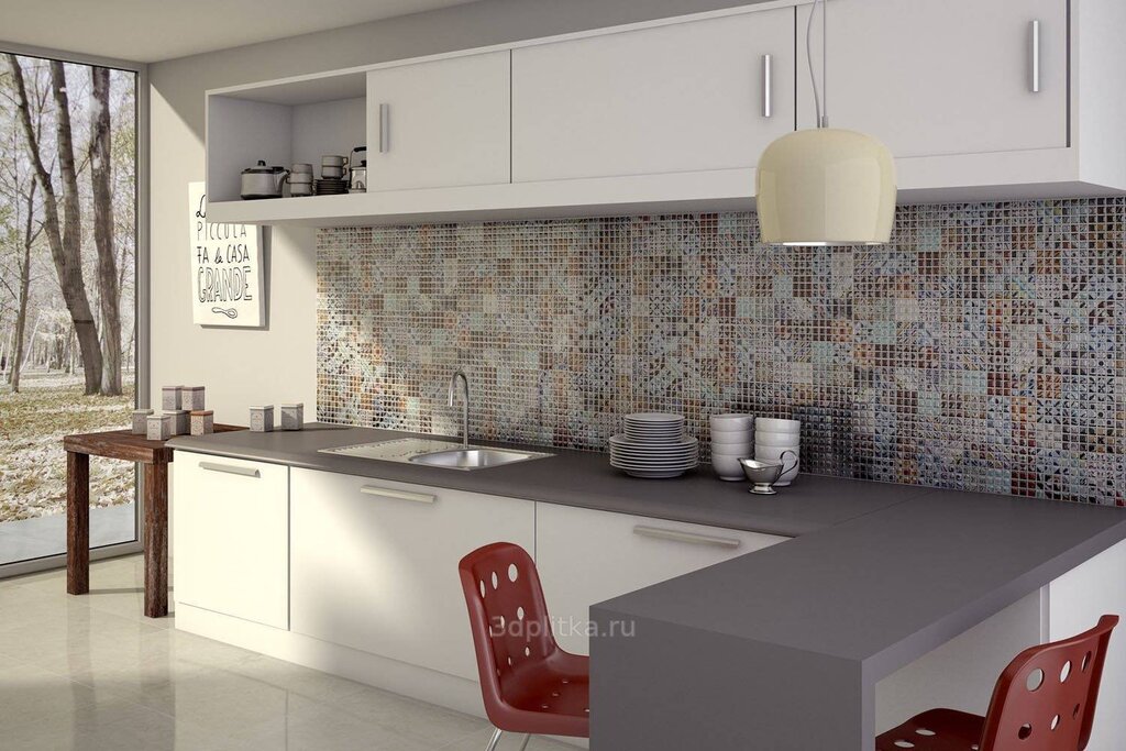 Mosaic tile for kitchen backsplash