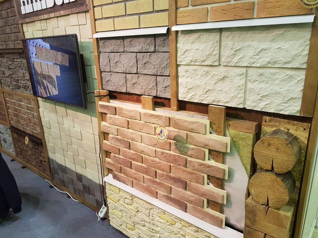 Brick-like tiles for exterior finishing