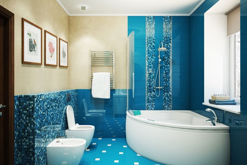 Tiles for the bathroom and toilet