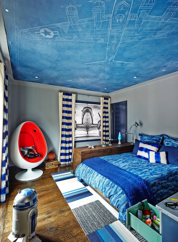 Teenage bedroom for a boy