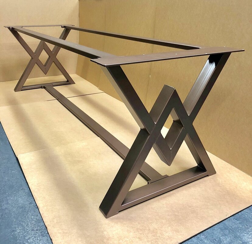 Table base in loft style