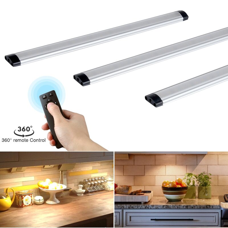 Battery-powered kitchen lighting