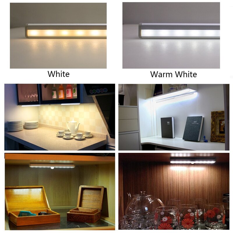 Battery-powered cabinet lighting 9 фото