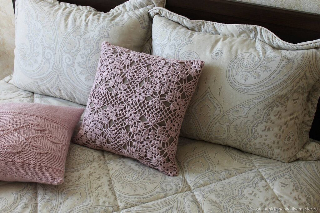 Cushions on the sofa