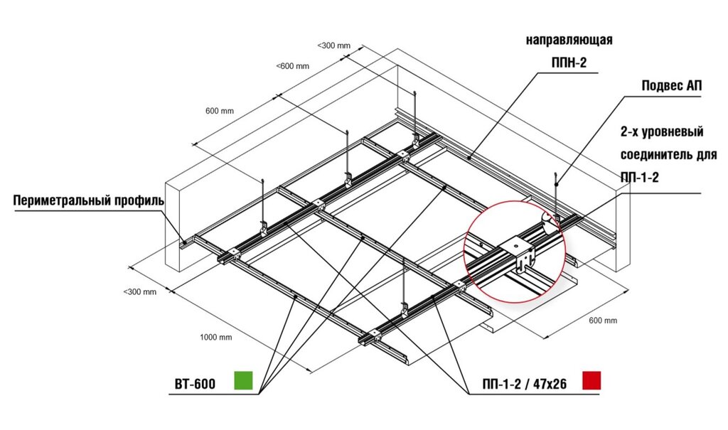 Suspended ceiling Albes