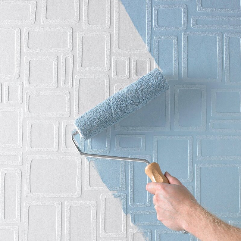 Wallpapering for painting