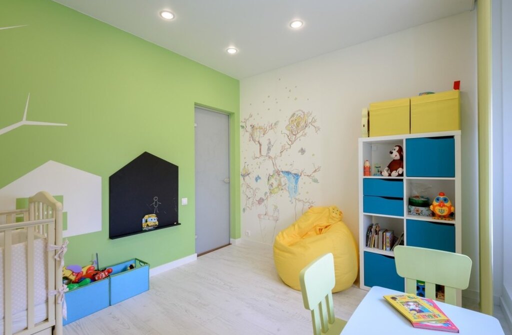 Painting a children's room for boys