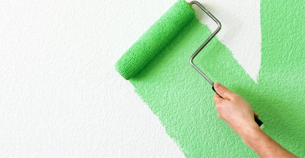 Painting wallpaper with water-based paint 36 фото