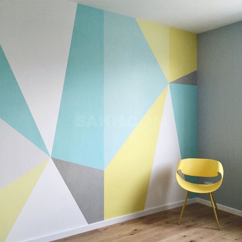 Painting walls in different colors