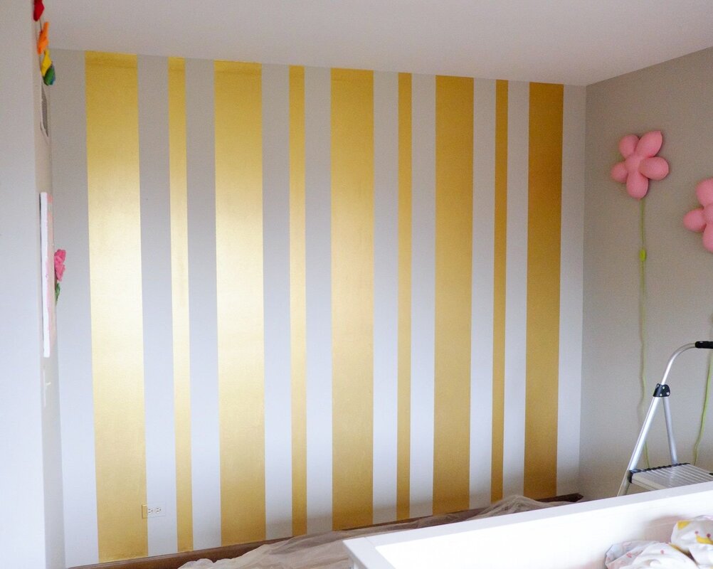 Painting walls in stripes