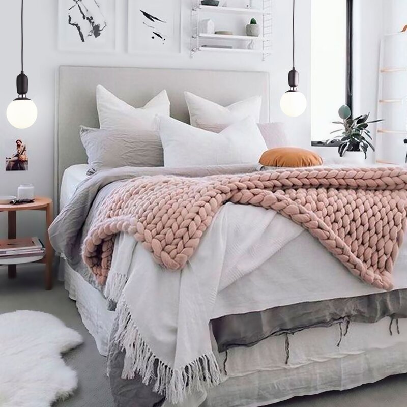 A Scandinavian-style bedspread