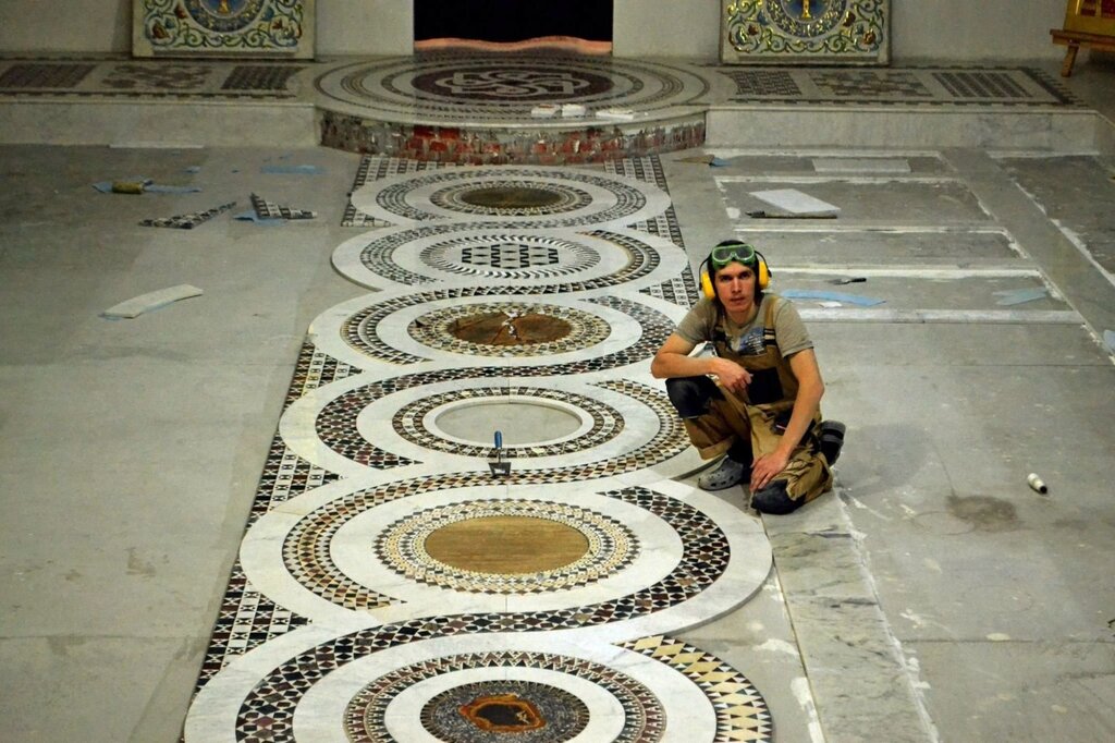 Mosaic floor