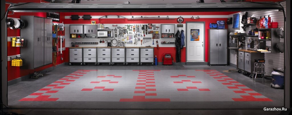 A garage floor with your own hands