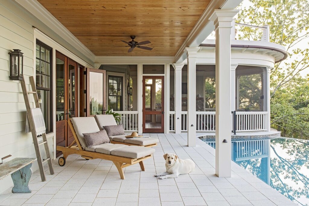 The floor in the country house