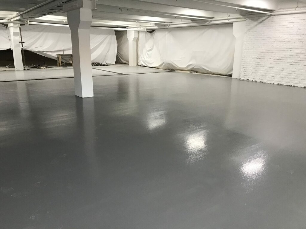 Polymer industrial floors