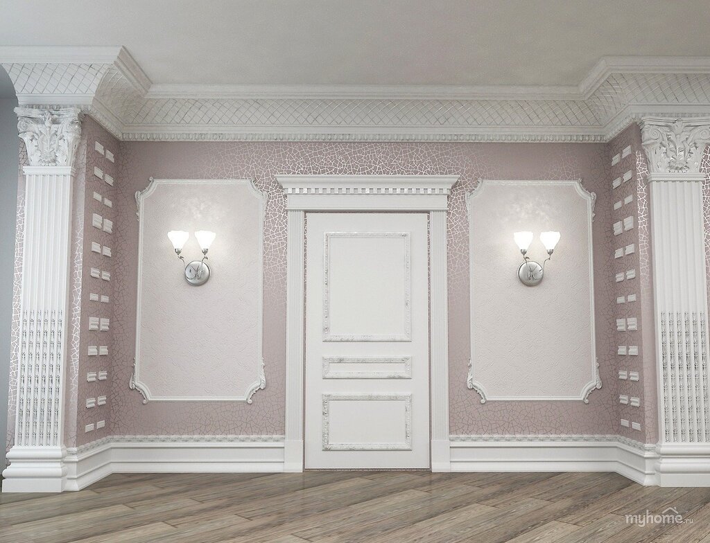 Polyurethane decor for walls and ceilings