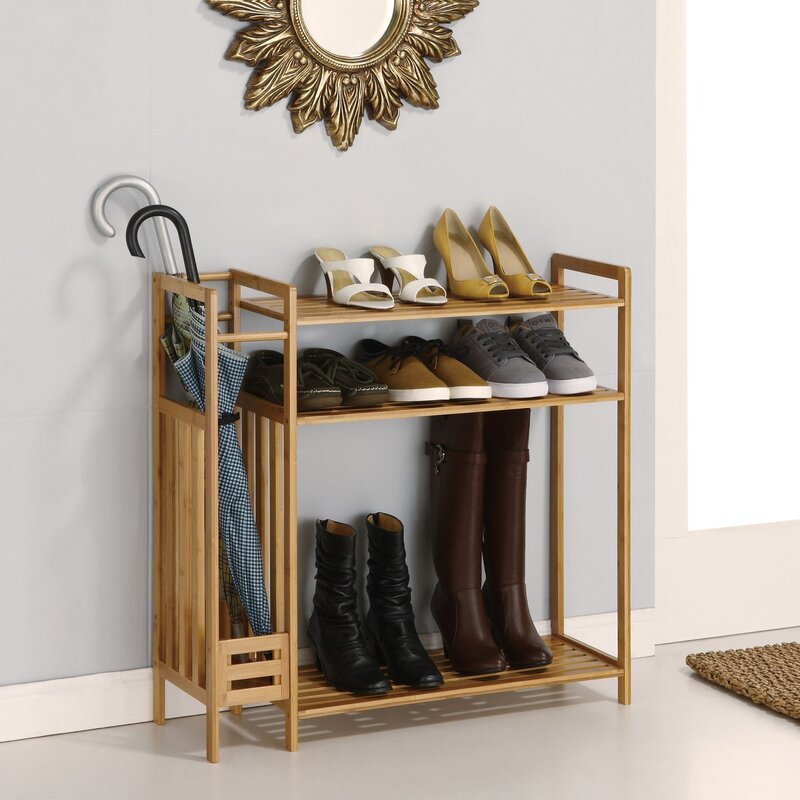 Shoe rack for the hallway