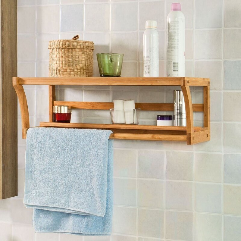 Towel rack for the bathroom