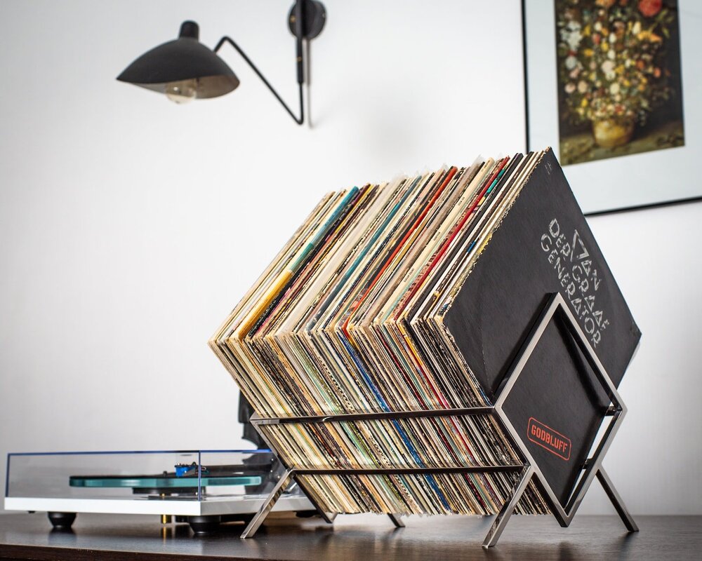 Vinyl shelf