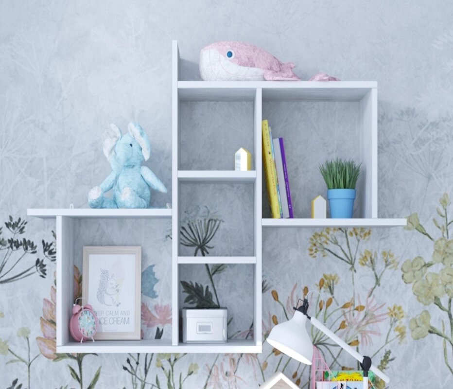 Shelf on the wall for the children's room