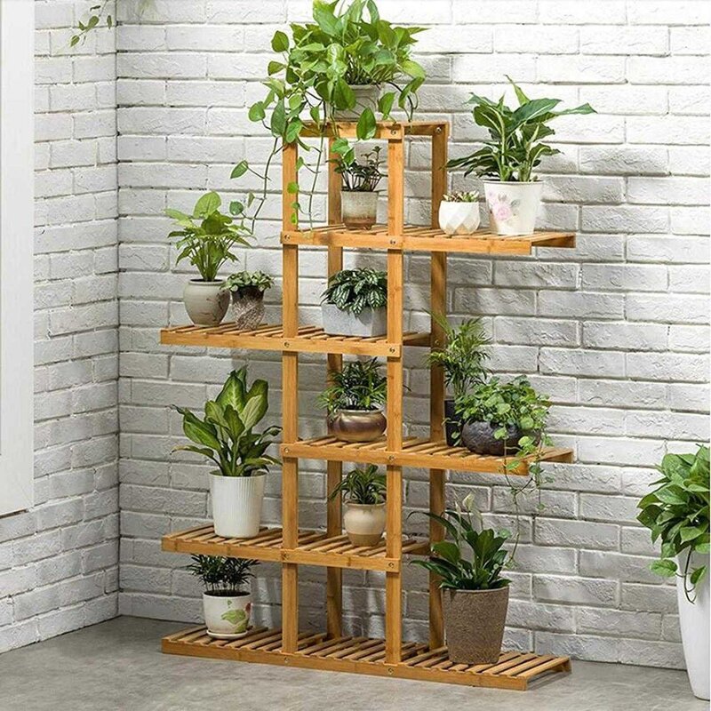 Wall shelves for flowers