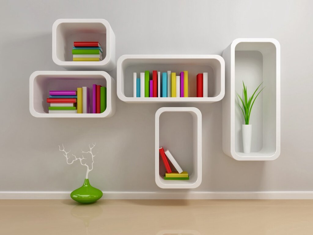 Cube shelves