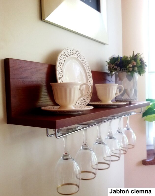 Wall-mounted shelves for the kitchen