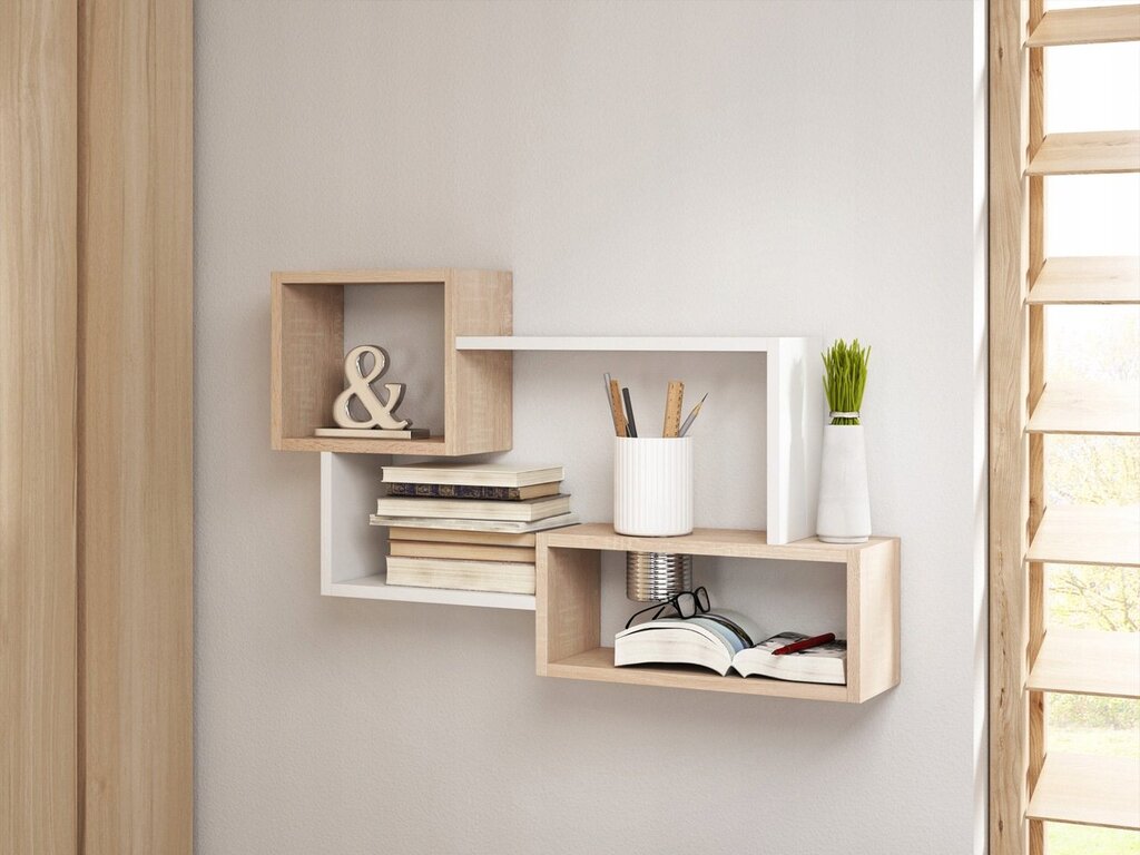 Wall shelves for the bedroom