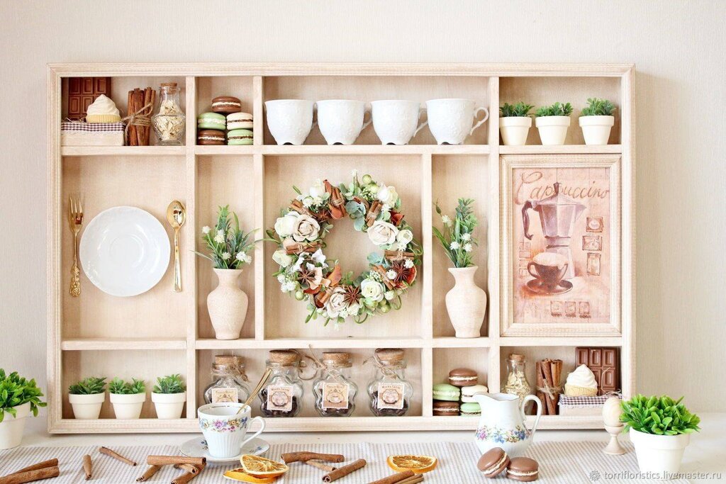 Shelves in Provence style