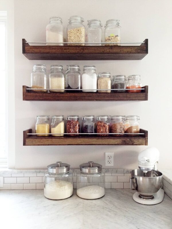 Spice rack for the kitchen