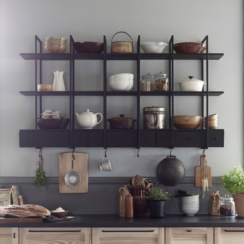 Kitchen shelves