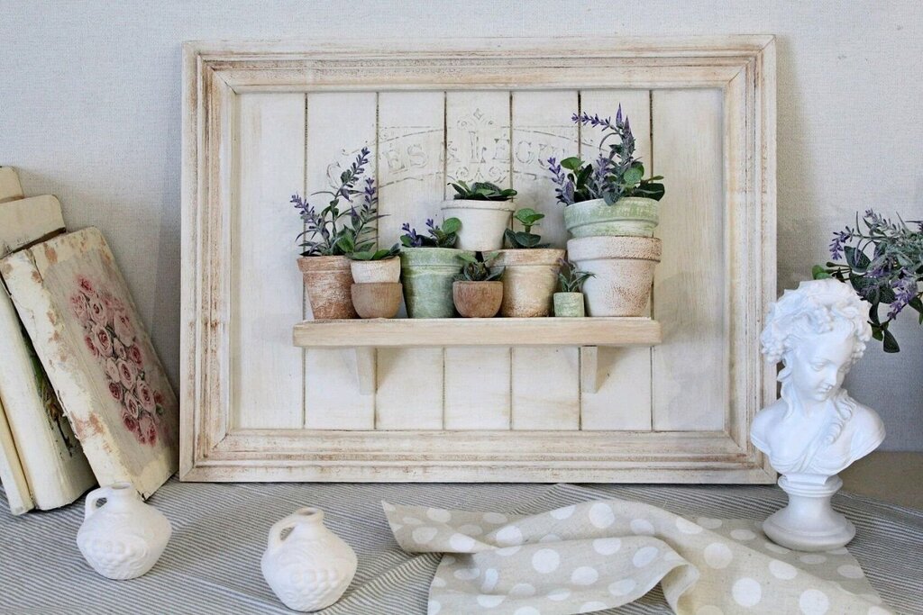 Shelves in Provence style