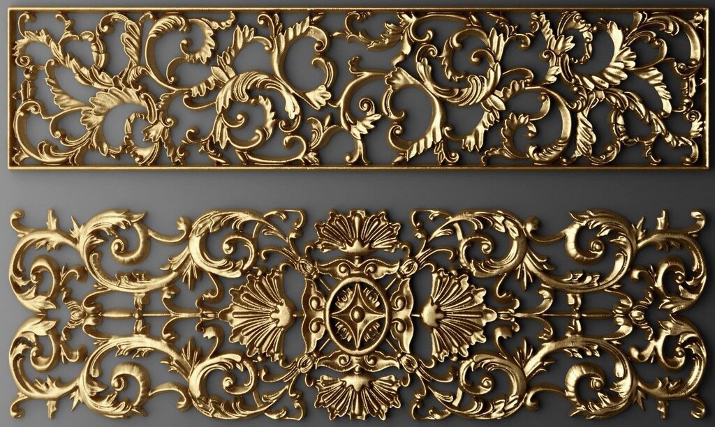 Decorative brass strip