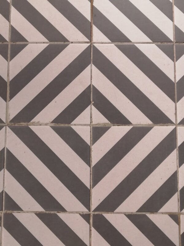 Striped tile