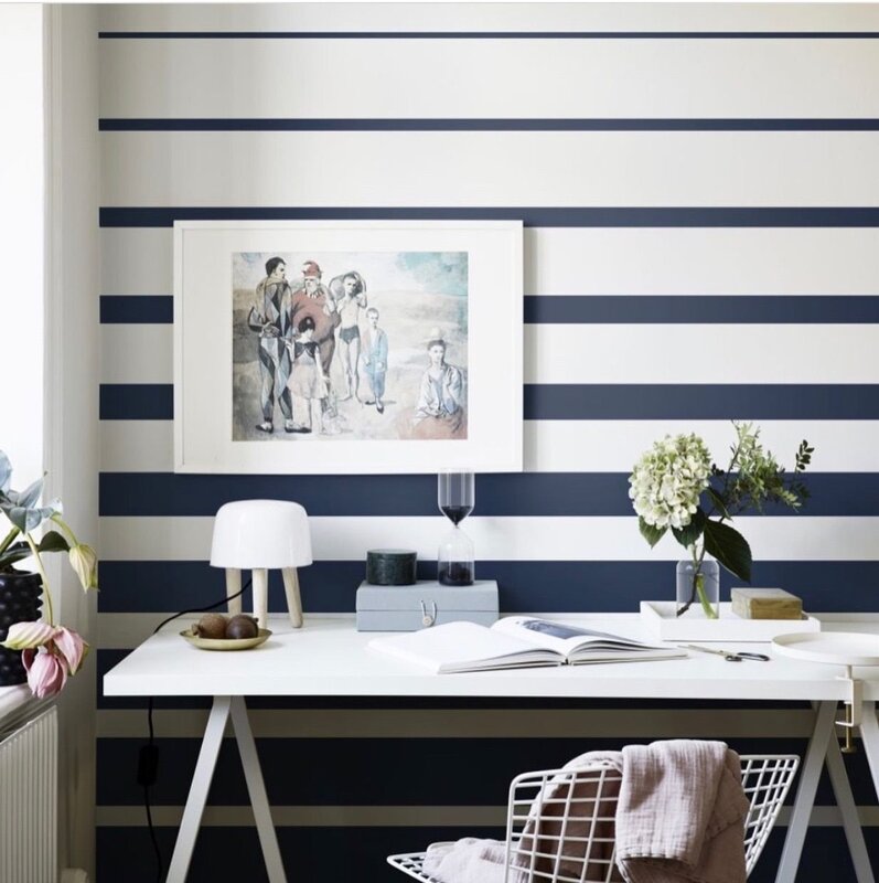 Stripes on the wall