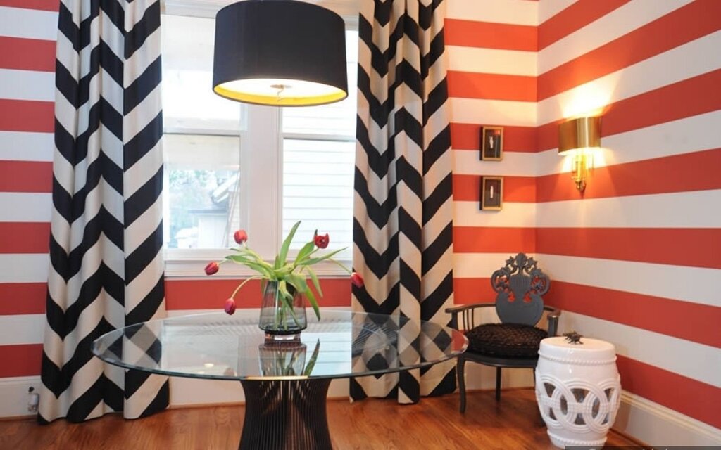 Stripe in the interior